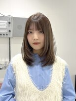 ベンジー 薬院大通店(benji) ミディアムレイヤー/ベージュカラー