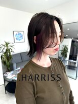ドットハリス(.HARRISS)&nbsp;ピンクパープルインナーカラー【harriss_shunpei】