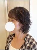 濡れ感カーリーヘア