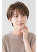 王道ナチュラル丸みショート
