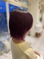 クリック 五井店(CLiC)&nbsp;ツヤ感引き立つボルドーショート