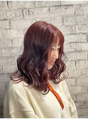 ハッシュカット/グレージュ/デザインカラー/ツートンカラー