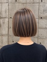 リトマス 二子玉川(litmus)&nbsp;二子玉川/大人ショートヘア/白髪ぼかし/ハイライト/艶髪