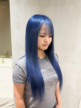 グロウ 渋谷(grow) プルエクステでブルーロング!