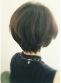 【ホロホロHair】柔らかショート×マットブラウン