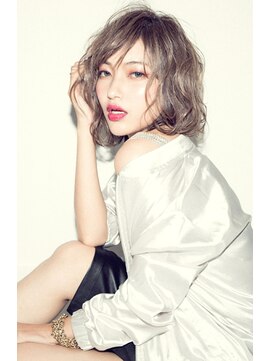 ユーフォリア 新宿通り(Euphoria) 【Euphoria】抜け感ミディ☆ハイグレージュ☆