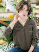 カバーヘア イヴ 戸頭店(COVER HAIR EVE)&nbsp;*EVE戸頭*前下がり…外国人風フレンチショートa