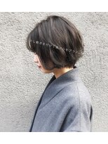 リンク ヘアスペース(Link hair space) 【Link西村】[お客様スタイル68］#ハンサムショート#パーマ#ボブ