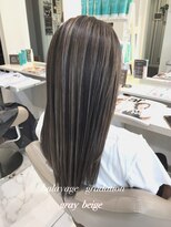 アッシュ 大宮店(Ash)&nbsp;グレージュ×バレイヤージュカラー×髪質改善