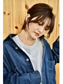 【buZon高田馬場】　ショート×ハーフアップアレンジ