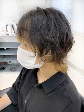 ヴェイン 渋谷(vain) 【vain#☆】パーマ風ウルフ.○＊