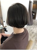 重めショートボブ