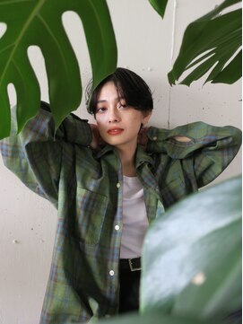 ウォーター 表参道(WATER) ハンサムショート/センターパート/こなれヘア