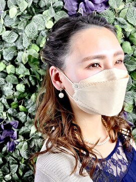 ビューティドレッセヤマノ 池袋パルコ(Beauty Dresse YAMANO) 【ヘアアレンジ】編み込みふわふわハーフアップ