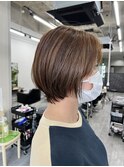 京都/河原町/美容室/髪質改善/大人スッキリショート/アッシュ