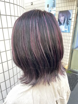 トモズヘアデザイン(Tomo's Hair Design) ハイライトピンク