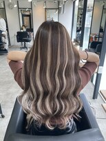 ラフ 難波店(LAFF)&nbsp;#黒髪#ボブルフ#ネビージュ#小顔#ワンレン