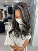 梅田ハイライトカラー梅田インナーカラー梅田シルバーカラー