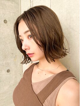 ロンドホットリップ 立川(Lond hot lip) 【Nanatsu】くびれボブ/ボブ/顔まわり/立川