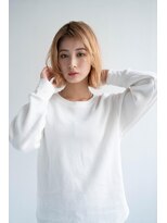 ジュール 大分(Joule)&nbsp;ミディアムヘア/斜めバング/グレージュカラー/大分駅