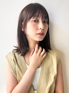 ラフ フロム ガーデン(Laf from GARDEN) 【Laf 岡本聡美】グレーベージュ/ミディアムヘア/ナチュラル