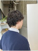 安定感抜群、ランダムパーマ