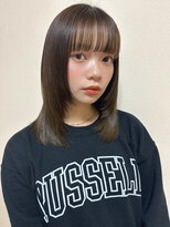 ナチュラル(Natural) 顔周りレイヤー×艶トリートメント