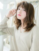 モッズ ヘア 福岡姪浜店(mod's hair) mod's姪浜/外国人風カーキベージュハイライトエアリーミディh