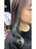 グレージュ×ティファニーカラー