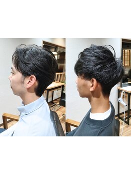 再現性の高いカット技術でビジネスマンやスタイリングが苦手な方でも◎ON・OFFキマるスタイルを提案します!
