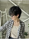 ショートとパーマ