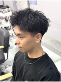 ツイスパアップバングショート