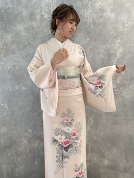 フランベアー(Franc Bear)の写真/[西梅田/北新地]【結婚式・二次会】訪問着着付+ヘアセット¥4300～＊大切な日はプロの技で華やかに美しく！