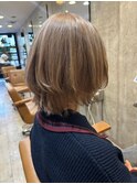 20代30代40代レイヤー シースルーバング 無造作ミディアム