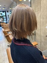 ヘア ルーナ バイ アプリーレ(hair lune by Aprire)&nbsp;20代30代40代レイヤー シースルーバング 無造作ミディアム