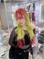 ジェム(GEM) 《RIHO》ライムグリーン×ピンクレッド^^