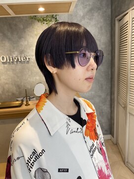 ラボヌールヘアーグレース 門前仲町店(La Bonheur hair grace) 【杉本】ウルフ/ブリーチヘア/ラベンダー/パープル
