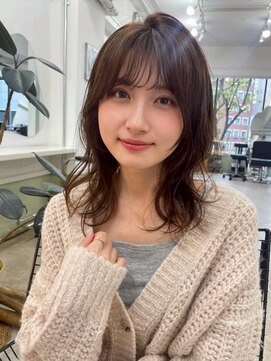 ポーチバイハニー オモテサンドウ(PORCH by HONEY omotesando) ハッシュカットレイヤー/デジタルパーマ/チョコレートブラウン2