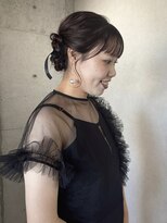 プリュム(Plume.)&nbsp;結婚式お呼ばれヘアセットツインアレンジ