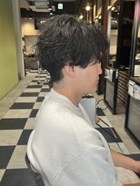 アソビ 元町店&nbsp;センターパート/シャドウパーマ