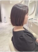 まとまりぱつっとボブ