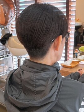 【74.カラー×髪質改善】縮毛矯正・白髪染め・ショートカット♪