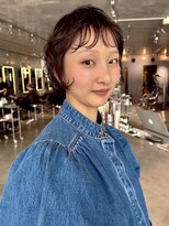 スクリーンギンザメゾン 銀座(SCREEN GINZA MAISON.)&nbsp;黒髪カタログ/クラゲヘアー/オリーブグレー/銀座