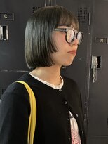 ヘアーアイストゥーレ(HAIR ICI TRE)&nbsp;ぷつっとボブ切りっぱなしボブミニボブワンレンボブ担当マエダ