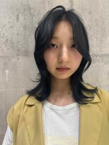 ワンズオゼ 渋谷(ONE's oze) ハイトーン/ダブルカラー/大人ガーリー/ダークアッシュ/似合わせ