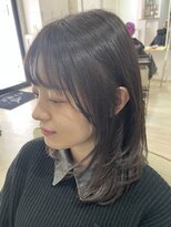 エメヘアデザイン ルイス(Aimer Hair Design Lewis)&nbsp;ミディアムレイヤー/韓国レイヤー/顔周りカット/弘前