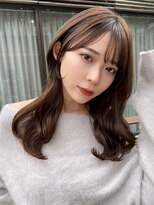 アナ ラーナ(Anna Lanna)&nbsp;柔らかいベージュカラー＊可愛い顔まわりカット【野呂朱里】