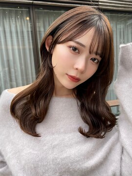 アナ ラーナ(Anna Lanna) 柔らかいベージュカラー*可愛い顔まわりカット【野呂朱里】