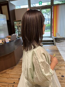 クーヘアー(coohair) ミディアム×ハイライト