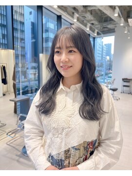 ハーツオオサカ(HE:ARTS OSAKA) 韓国ウェーブ透け感グレージュカラー